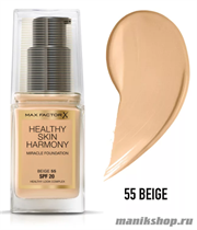 51365 Max Factor Тональная основа "Healthy Skin Harmony Miracle Foundation"  тон 55 beige - фото 90504