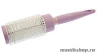 Dewal Beauty Расчёска серии «Черничное мороженое» DBHM-1 термобрашинг с керамич. покрытием d 44мм - фото 90929