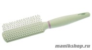 Dewal Beauty Расчёска серии «Мятное мороженое» DBMM-3 массажная с нейловым штифтом прямоугольная - фото 90934
