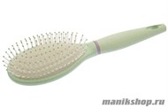 Dewal Beauty Расчёска серии «Мятное мороженое» DBMM-5 массажная на подушке с нейловым штифтом овальная - фото 90935