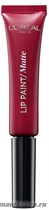 41494 LOREAL Блеск для губ Lip Paint/ Matte, тон 205 красное откровение матовый - фото 93644