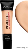 41846 L'OREAL Тональный крем стойкий, матирующий "INFAILLIBLE MAT" тон 24 золотисто-бежевый - фото 93765