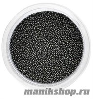 № 7 In'Garden Бульонки для дизайна ногтей, Черные - фото 94043