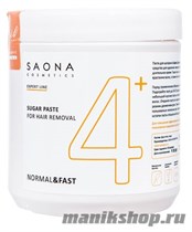 Saona Cosmetics Сахарная паста №4+  Нормальная БЕЗ РАЗОГРЕВА NORMAL&amp;FAST 1000гр - фото 95457