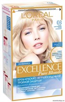 Краска для волос L'Oreal Paris Excellence, тон 03 Супер осветляющий русый пепельный - фото 95492