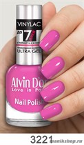3221/00805 Alvin D'or Vinylac ADN-32 Лак для ногтей 3221 матовый сиреневый неон 15мл - фото 97070
