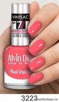 3223/00850 Alvin D'or Vinylac ADN-32 Лак для ногтей 3223 матовый розовый барби 15мл - фото 97072