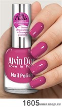 1605/69226 Alvin D'or ADN-16 Лак-Гель для ногтей 1605 матовый фуксия 15мл - фото 97118
