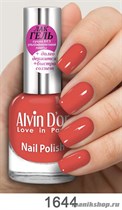 1644/22030 Alvin D'or ADN-16 Лак-Гель для ногтей 1644 матовый томатный 15мл - фото 97186