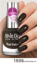 1699/25260 Alvin D'or ADN-16 Лак-Гель для ногтей 1699 сверк.темный хаки 15мл - фото 97240