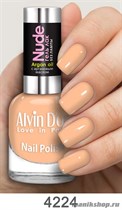 4224/18374 Alvin D'or ADN-4224 Лак-Гель NUDE матовый персиковый мусс - фото 97262