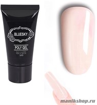 11578 Bluesky Акриловый гель POLYGEL № 010 прозрачный розовый 30гр - фото 98215
