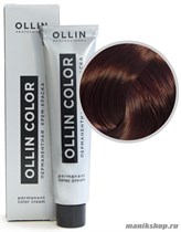 5/6 Ollin Color Перманентная крем-краска для волос 60мл светлый шатен красный - фото 98709
