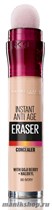 72760 Maybelline Корректор-консилер Instant Anti-Age the Eraser eye, тон 00 слоновая кость - фото 99726