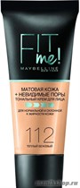 73350 Maybelline Тональный крем  FIT ME тон 112 тёплый бежевый - фото 99751