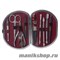 2741 Zinger Маникюрный набор «Классик» MSFE-1001-1SM (цвет металла серебро матовое) 9предметов - фото 102595