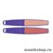 CND Пилка для стопы MYLAR FOOT FILE 80/120 (Фиолетовая)