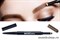 72110 Maybelline Заполняющий дуэт для бровей (карандаш+ пудра) BROW SATIN, тон темный блонд
