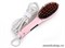 8235 Электрическая расческа-выпрямитель Fast Hair Straightener Розовая - фото 48455