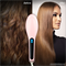 8235 Электрическая расческа-выпрямитель Fast Hair Straightener Розовая - фото 48458