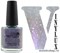 179 VINYLUX CND Dazzling Dance (Голубой с фиолетовым отливом, полупрозрачный, с блестками)