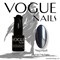102 Vogue nails Гель-лак Черный властелин 10мл