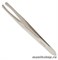 10384 Solinberg Пинцет 251-09R1 серебристый, округлое окончание